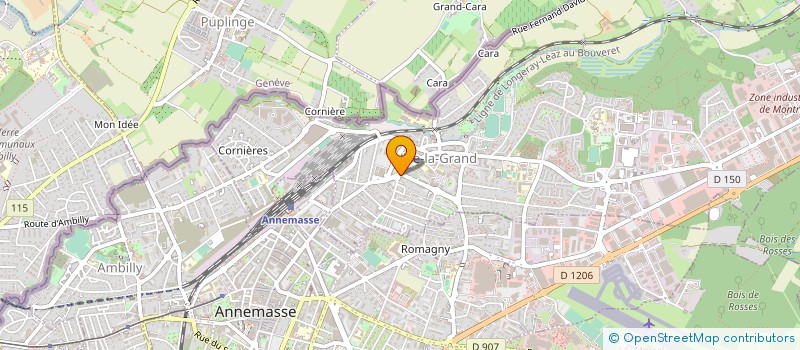 localisation de l'entreprise PHARMACIE DES TOURNELLES  VILLE-LA-GRAND