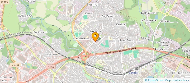 localisation de l'entreprise PHARMACIE DES VENETES à VANNES