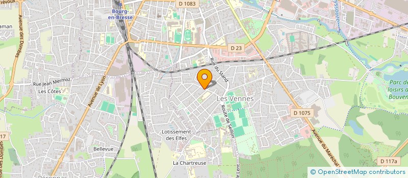 localisation de l'entreprise PHARMACIE DES VENNES à BOURG-EN-BRESSE