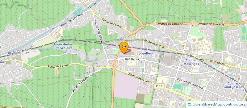 localisation de l'entreprise PHARMACIE DES VIGNES  WINTZENHEIM