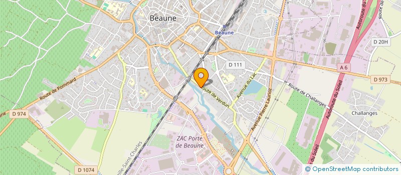 localisation de l'entreprise PHARMACIE DES VIGNES à BEAUNE