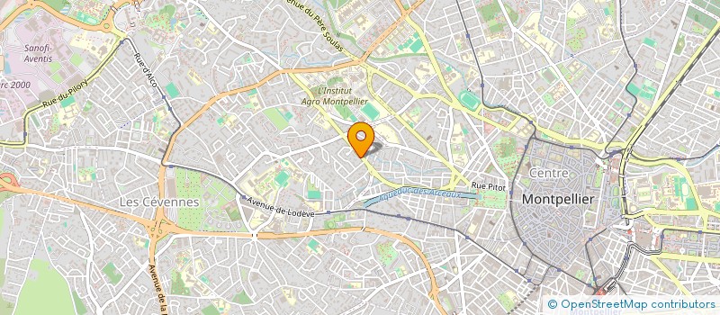 localisation de l'entreprise PHARMACIE DES VIGNES à MONTPELLIER