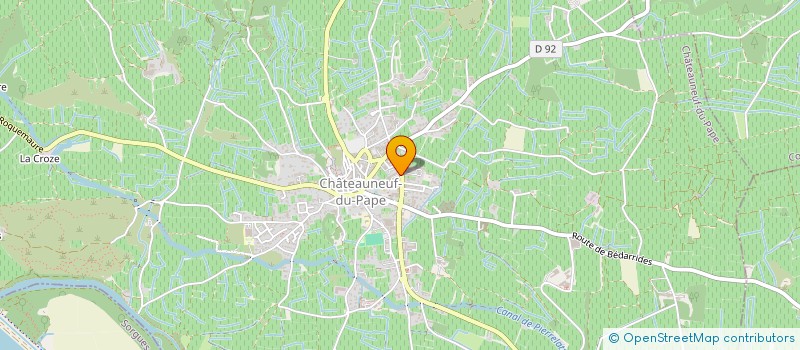 localisation de l'entreprise PHARMACIE DES VIGNES  CHATEAUNEUF-DU-PAPE