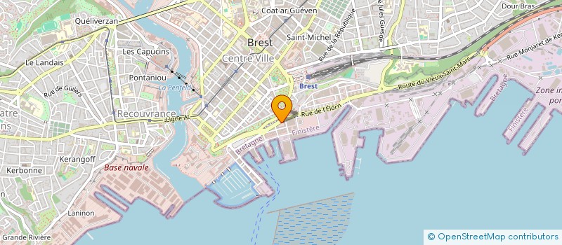 localisation de l'entreprise PHARMACIE DES VOILES à BREST