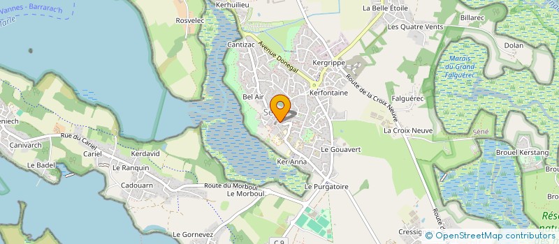 localisation de l'entreprise PHARMACIE DES VOILES ROUGES à SENE