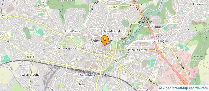 localisation de l'entreprise PHARMACIE DIOURON à SAINT-BRIEUC