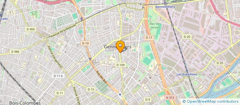 localisation de l'entreprise PHARMACIE DJAZOUL  GENNEVILLIERS