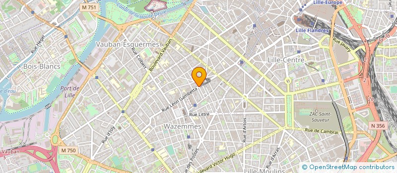 localisation de l'entreprise PHARMACIE DOCHEZ à LILLE