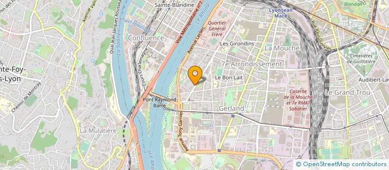 localisation de l'entreprise PHARMACIE DU 7EME  LYON