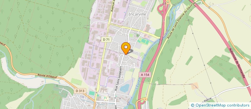 localisation de l'entreprise PHARMACIE DU BECQUET  LOUVIERS