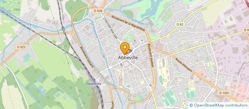localisation de l'entreprise PHARMACIE DU BEFFROI à ABBEVILLE