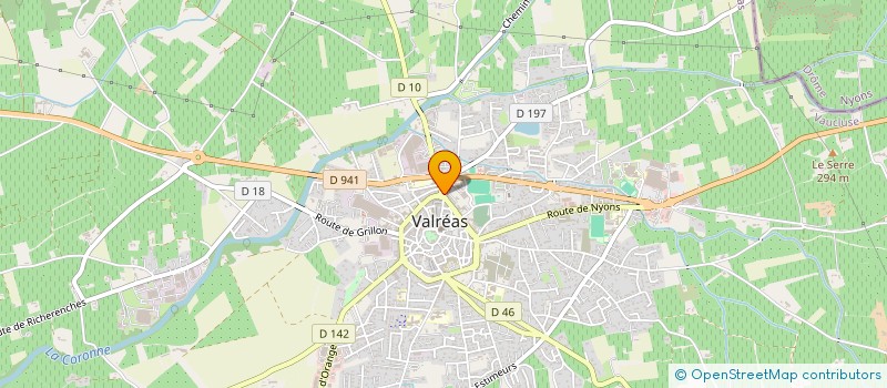 localisation de l'entreprise PHARMACIE DU BERTEUIL à VALREAS