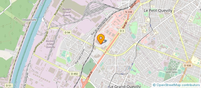 localisation de l'entreprise PHARMACIE DU BOIS CANY à LE GRAND-QUEVILLY