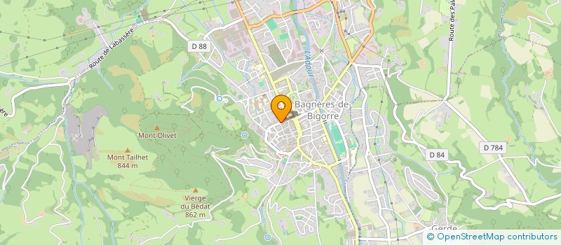 localisation de l'entreprise PHARMACIE DU BOULEVARD à BAGNERES-DE-BIGORRE
