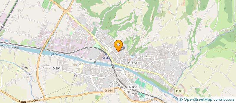 localisation de l'entreprise PHARMACIE DU BOURG à CREST