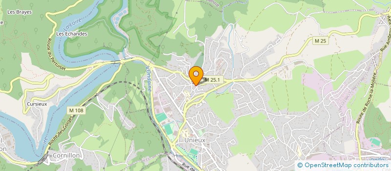 localisation de l'entreprise PHARMACIE DU BOURG à UNIEUX