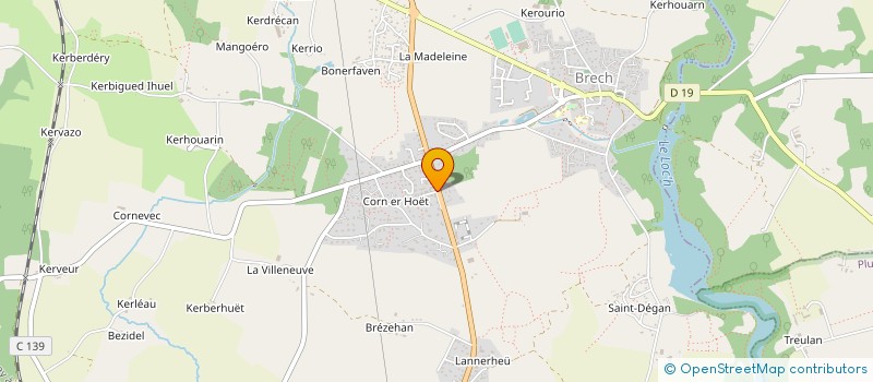 localisation de l'entreprise PHARMACIE DU BOURG DE BRECH  BRECH