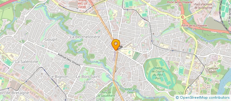 localisation de l'entreprise PHARMACIE DU BOUT DES PAVES à ORVAULT