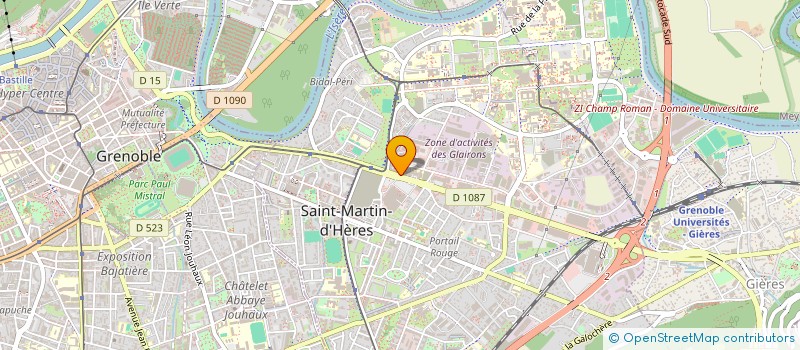 localisation de l'entreprise PHARMACIE DU CAMPUS  SAINT-MARTIN-D'HERES