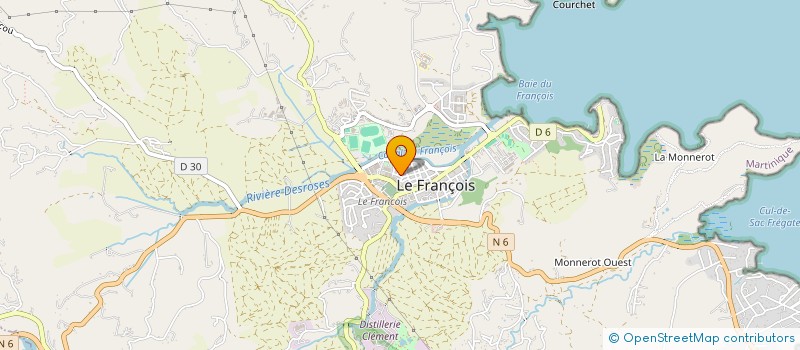 localisation de l'entreprise PHARMACIE DU CARREFOUR à LE FRANCOIS