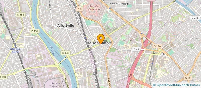 localisation de l'entreprise PHARMACIE DU CENTRE à MAISONS-ALFORT