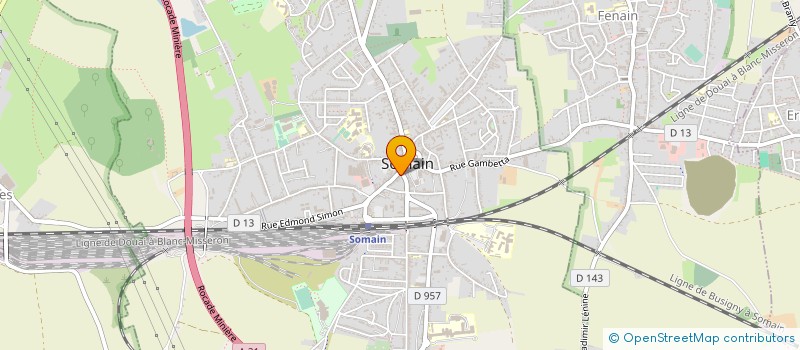 localisation de l'entreprise PHARMACIE DU CENTRE  SOMAIN