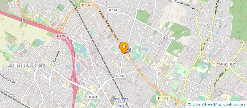 localisation de l'entreprise PHARMACIE DU CENTRE à SAINT-PRIX