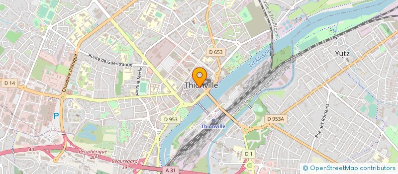 localisation de l'entreprise PHARMACIE DU CENTRE  THIONVILLE