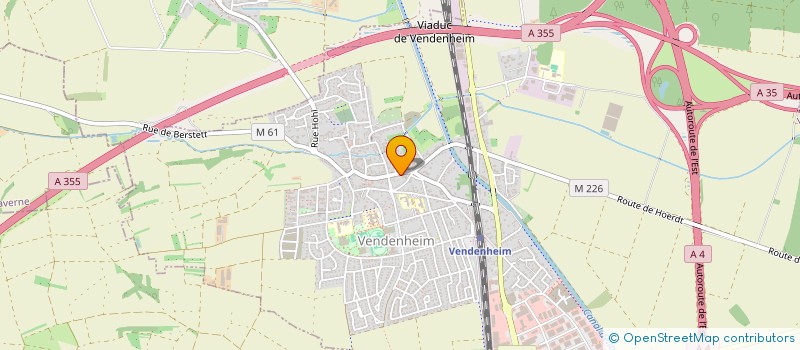 localisation de l'entreprise PHARMACIE DU CENTRE  VENDENHEIM