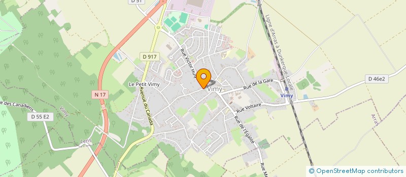 localisation de l'entreprise PHARMACIE DU CENTRE  VIMY