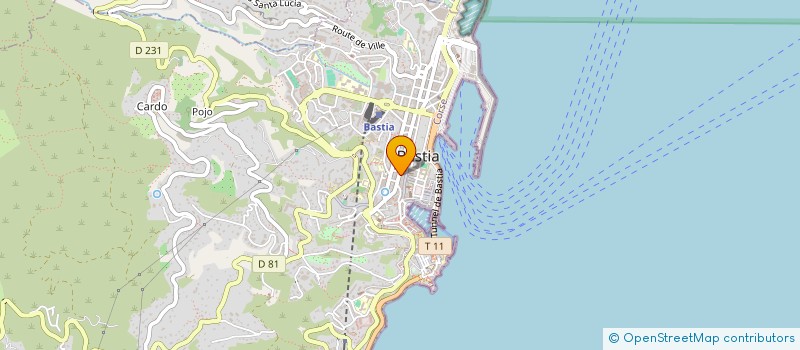 localisation de l'entreprise PHARMACIE DU CENTRE à BASTIA
