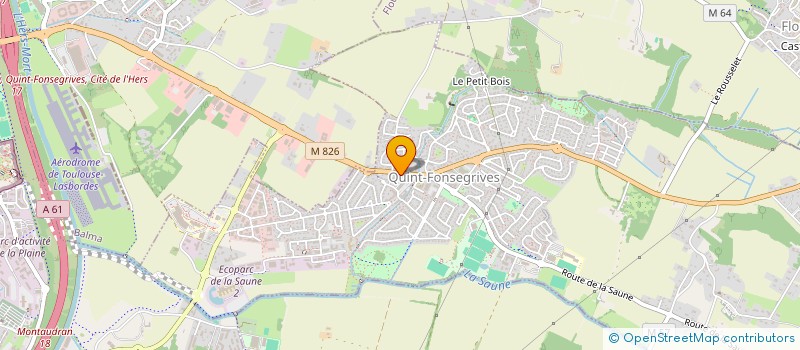 localisation de l'entreprise PHARMACIE DU CENTRE  QUINT-FONSEGRIVES