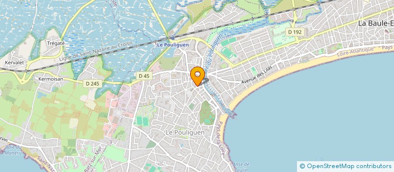 localisation de l'entreprise PHARMACIE DU CENTRE à LE POULIGUEN