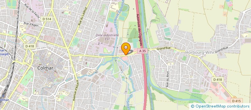 localisation de l'entreprise PHARMACIE DU CENTRE  COLMAR