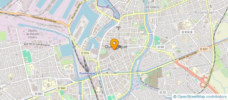 localisation de l'entreprise PHARMACIE DU CENTRE à DUNKERQUE