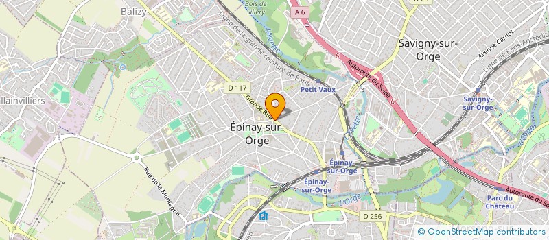 localisation de l'entreprise PHARMACIE DU CENTRE à EPINAY-SUR-ORGE