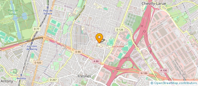 localisation de l'entreprise PHARMACIE DU CENTRE CHARCOT  FRESNES