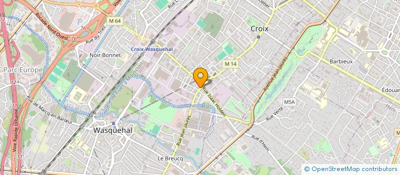 localisation de l'entreprise PHARMACIE DU CENTRE CROIX  CROIX