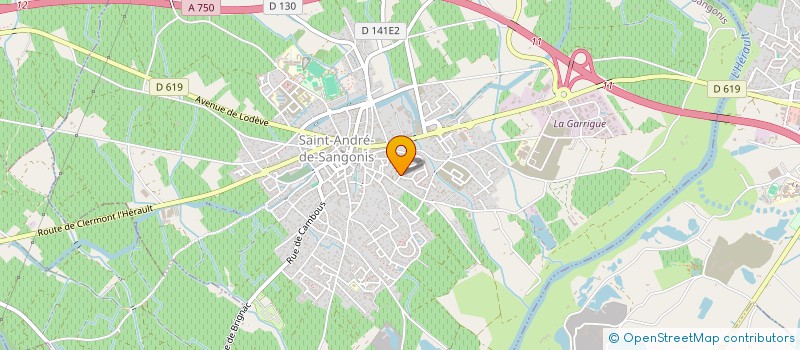 localisation de l'entreprise PHARMACIE DU CENTRE DE GRAVELINES à CLERMONT-L'HERAULT