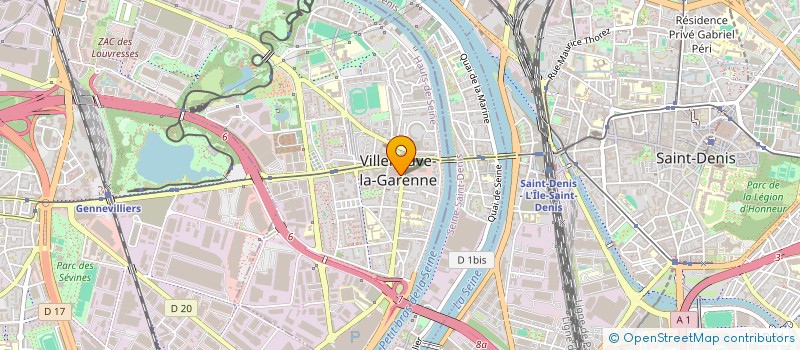 localisation de l'entreprise PHARMACIE DU CENTRE GALLIENI  VILLENEUVE-LA-GARENNE