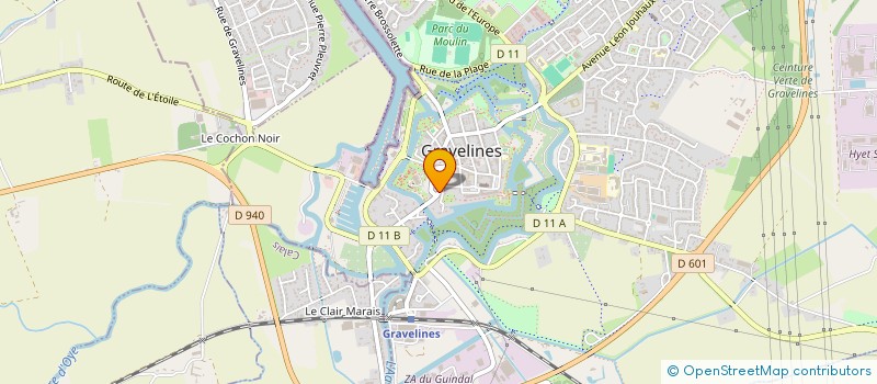 localisation de l'entreprise PHARMACIE DU CENTRE - GRAVELINES à GRAVELINES