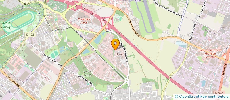 localisation de l'entreprise PHARMACIE DU CHAMP DU PONT  ST PRIEST