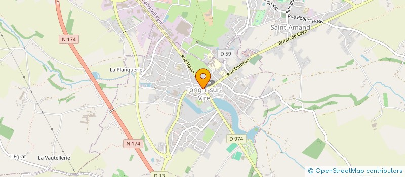 localisation de l'entreprise PHARMACIE DU CHATEAU  TORIGNY-LES-VILLES