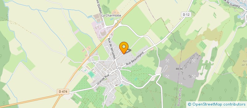 localisation de l'entreprise PHARMACIE DU CHATEAU  GY