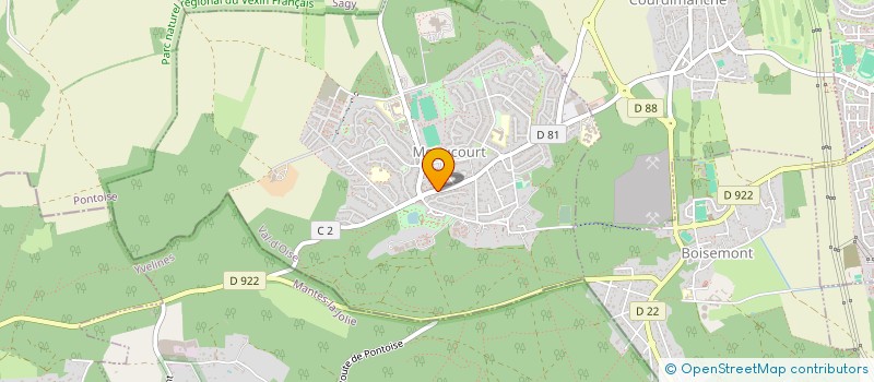 localisation de l'entreprise PHARMACIE DU CHATEAU  MENUCOURT