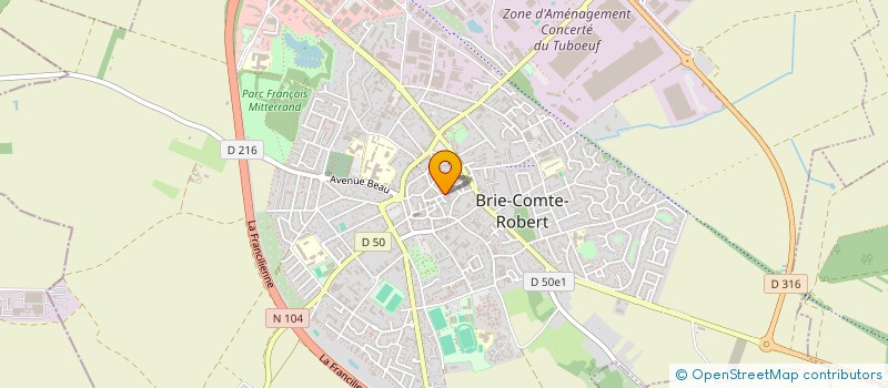 localisation de l'entreprise PHARMACIE DU CHATEAU à BRIE-COMTE-ROBERT