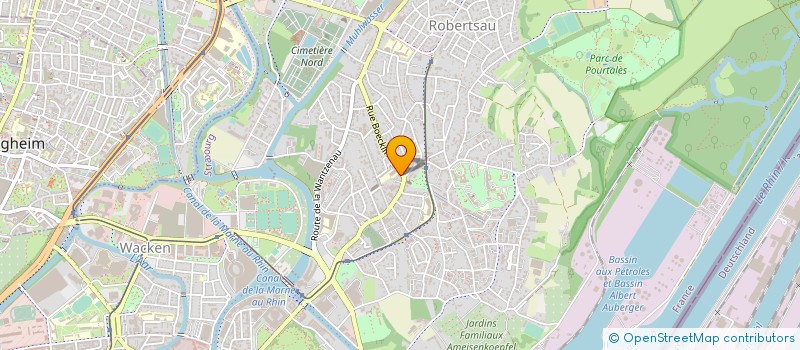 localisation de l'entreprise PHARMACIE DU CHATEAU à STRASBOURG