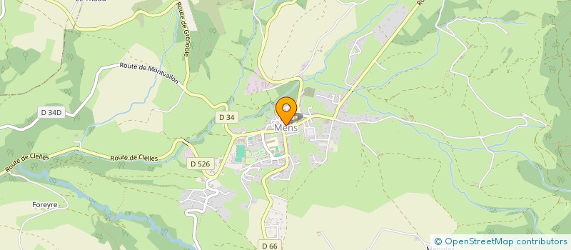 localisation de l'entreprise PHARMACIE DU CHATEL  MENS