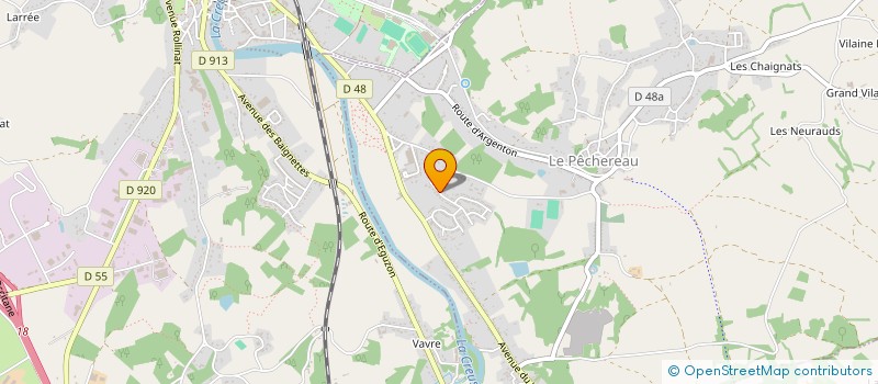 localisation de l'entreprise PHARMACIE DU CHEMIN VERT à LE PECHEREAU