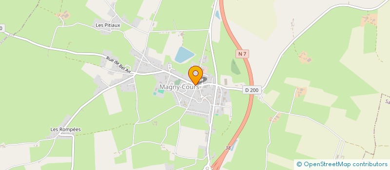 localisation de l'entreprise PHARMACIE DU CIRCUIT  MAGNY-COURS